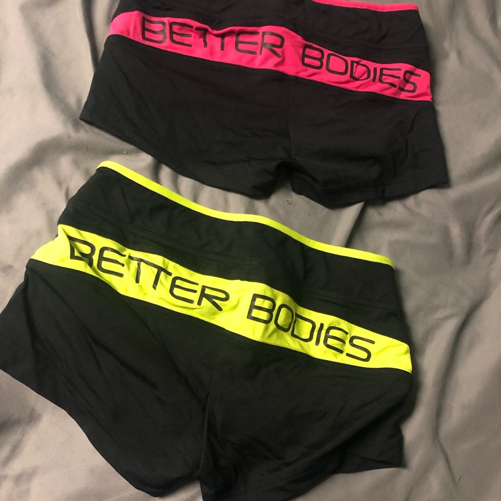 2 pair of better bodies shorts